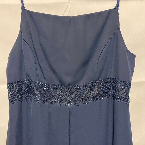 Arianna Y2K Maxi Dress Womens 12P Empire Waist Fairy Wedding Guest Homecoming - Picture 4 of 13